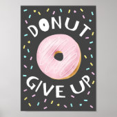 Inspirerend prijsopgave opgeven poster (Voorkant)