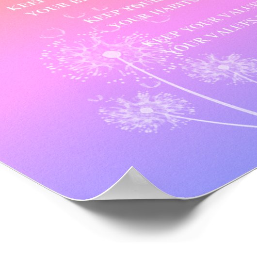 Inspirerend prijsopgave | Positief denken van Gand Poster (Hoek)