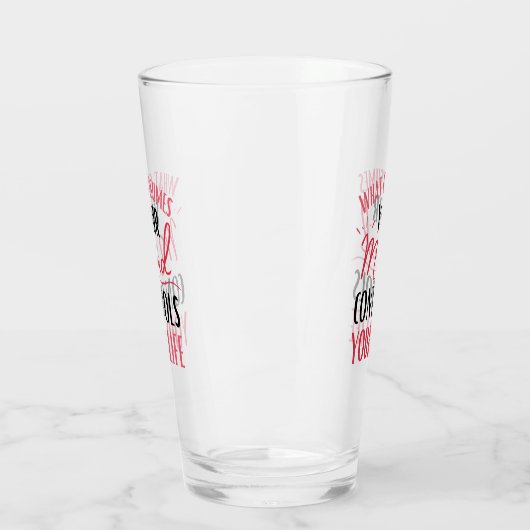 Inspirerend prijsopgave positieve denking bevestig glas (Links)