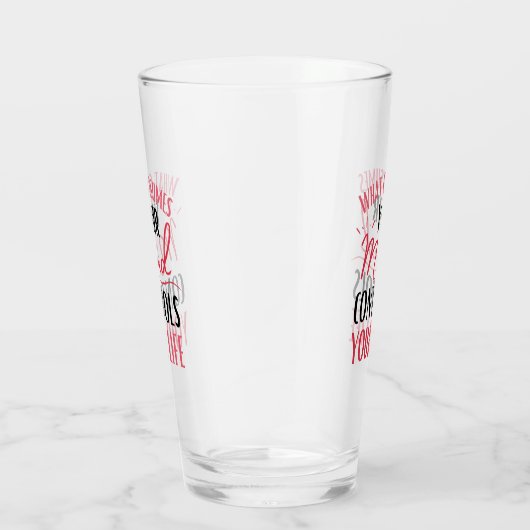 Inspirerend prijsopgave positieve denking bevestig glas (Rechts)