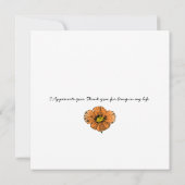 Inspirerend prijsopgave, "routes" bedankkaart (Achterkant)