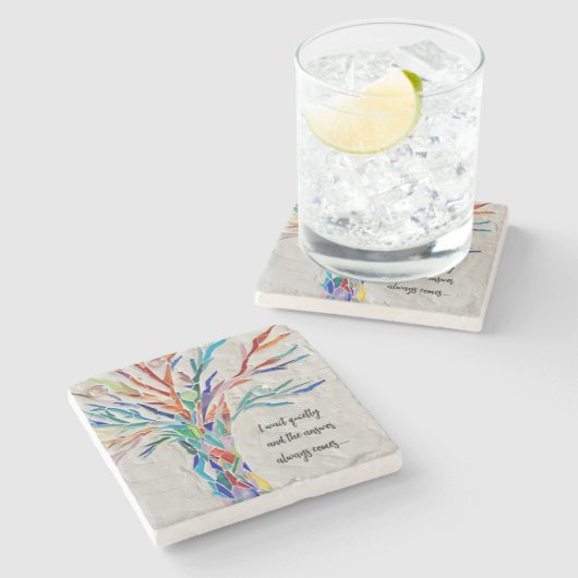 Inspirerend prijsopgave stenen onderzetter (Zijkant)