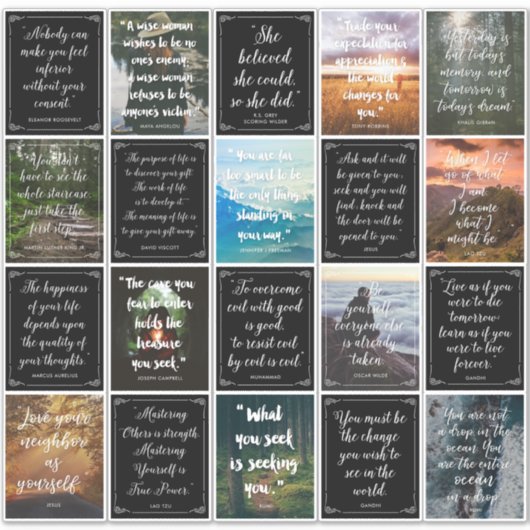 Inspirerend prijsopgave sticker (Voorkant)