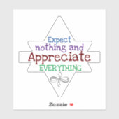 Inspirerend prijsopgave sticker (Vel)