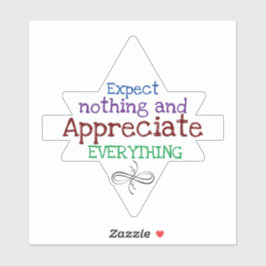 Inspirerend prijsopgave sticker