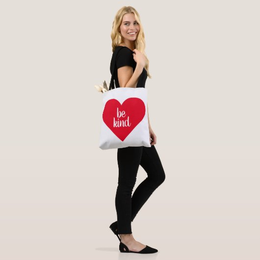 Inspirerend prijsopgave tote bag (Op model)