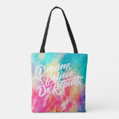 Inspirerend prijsopgave tote bag (Achterkant)