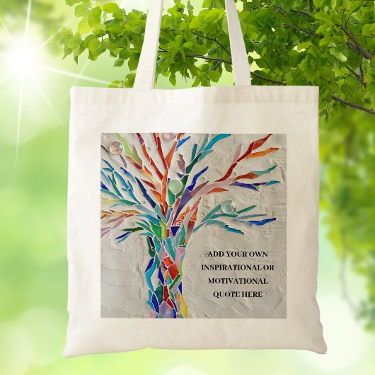 Inspirerend prijsopgave tote bag