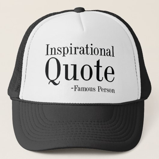 Inspirerend prijsopgave trucker pet (Voorkant)