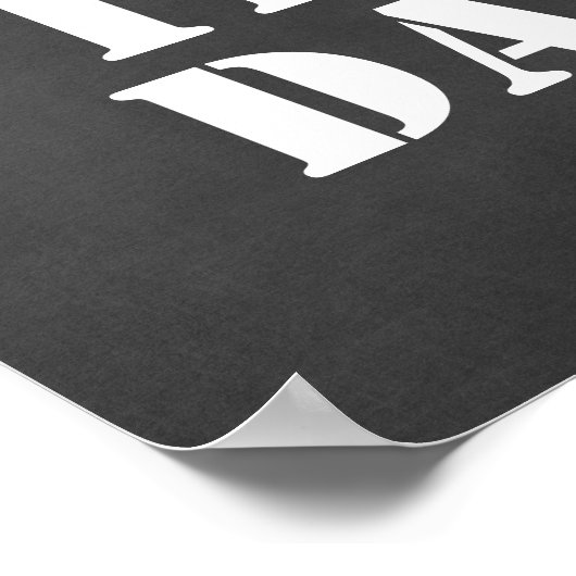 Inspirerend prijsopgave: vandaag is de dag poster (Hoek)