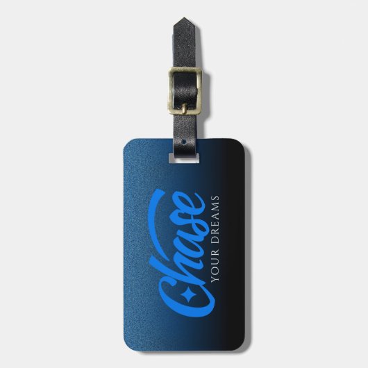 Inspirerend prijsopgave verkiest uw dromen bagagelabel (Voorkant verticaal)