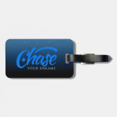 Inspirerend prijsopgave verkiest uw dromen bagagelabel (Achterkant horizontaal)