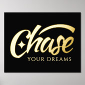 Inspirerend prijsopgave verkiest uw dromen folie afdrukken (Voorkant)