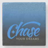 Inspirerend prijsopgave verkiest uw dromen stenen onderzetter (Voorkant)