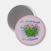 Inspirerend prijsopgave voor bloemen magneet (Voorkant / Achterkant)