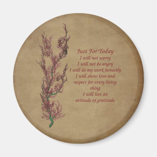 Inspirerend prijsopgave voor bloemen magneet (Voorkant)