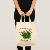 Inspirerend prijsopgave voor bloemen tote bag (Voorkant (product))