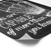 inspirerend prijsopgave voor een dagelijkse herinn poster (Hoek)