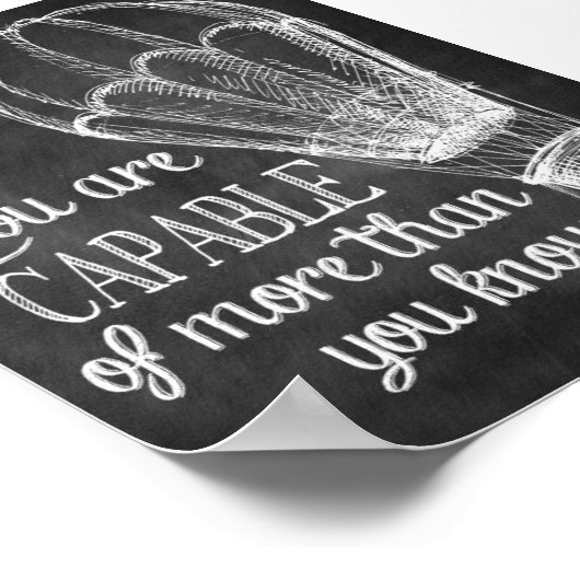 inspirerend prijsopgave voor een dagelijkse herinn poster (Hoek)