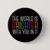 Inspirerend prijsopgave voor geestelijke gezondhei ronde button 5,7 cm (Voorkant)