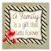 Inspirerend prijsopgave voor gezinnen foto afdruk (Voorkant)