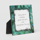 Inspirerend prijsopgave voor kindness Spirit en so Fotoplaat (Voorkant)