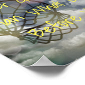 Inspirerend prijsopgave voor netball-overlagen poster (Hoek)