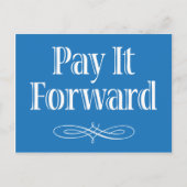 Inspirerend prijsopgave voor Pay It Forward Briefkaart (Voorkant)