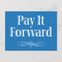 Inspirerend prijsopgave voor Pay It Forward Briefkaart