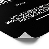 Inspirerend prijsopgave voor verbintenissen poster (Hoek)