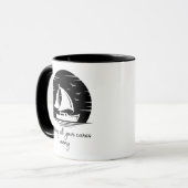 Inspirerend prijsopgave voor zeilboot met zeilboot mok (Voorkant links)