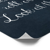 Inspirerend prijsopgave: wanneer het leven je omve poster (Hoek)