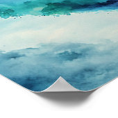 Inspirerend prijsopgave Waterverf Hart Poster (Hoek)