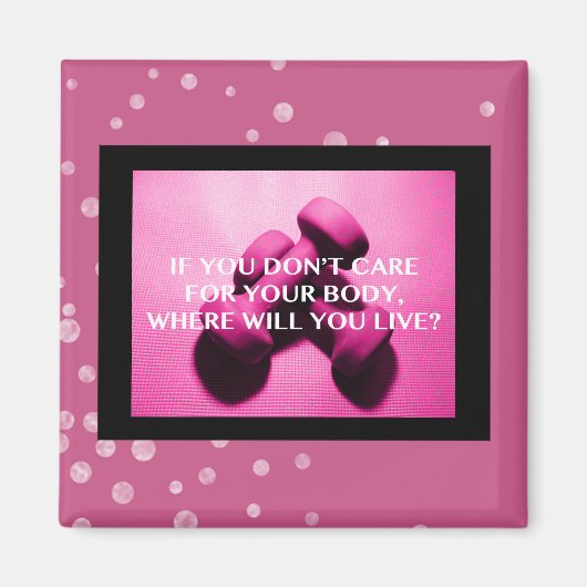 Inspirerend prijsopgave | Workout Motivatie voor h Magneet (Voorkant)