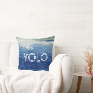 Inspirerend prijsopgaven Beach YOLO U leeft slecht Kussen