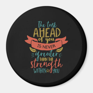 Inspirerend prijszettingskracht gelooft in uzelf magneet