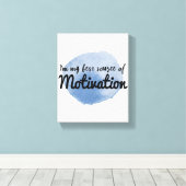 Inspirerend prijzen voor hardwerkende werknemers canvas afdruk (Insitu (Houten vloer))