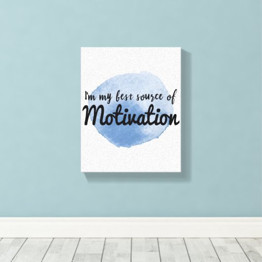 Inspirerend prijzen voor hardwerkende werknemers canvas afdruk (Insitu (Houten vloer))