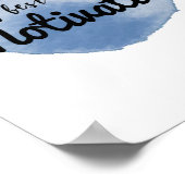 Inspirerend prijzen voor hardwerkende werknemers poster (Hoek)