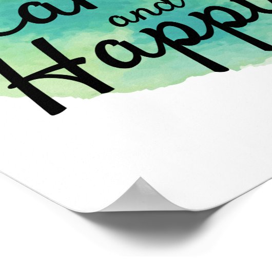 inspirerend prijzen voor leven en werk poster (Hoek)