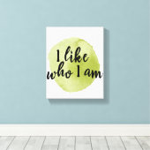 inspirerend prijzen voor werk en succes canvas afdruk (Insitu (Houten vloer))