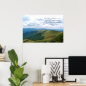 Inspirerend | Psalm 121; 1-2 Poster (Thuiskantoor)