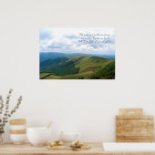 Inspirerend | Psalm 121; 1-2 Poster (Keuken)