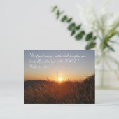 Inspirerend | Psalm 31:24 Briefkaart (Staand voorkant)