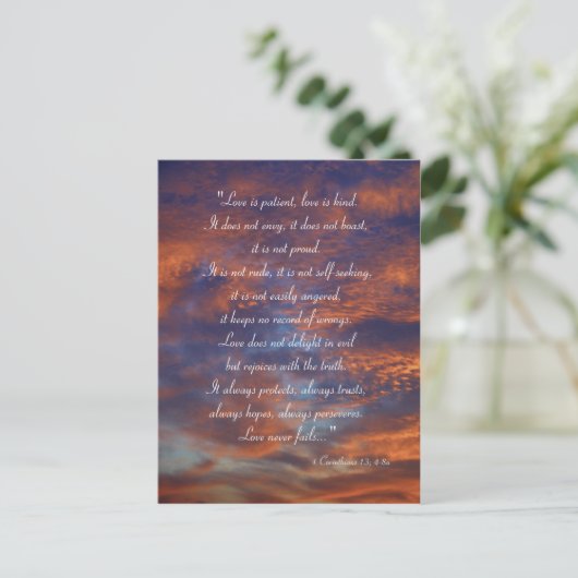 Inspirerend | Psalm 31:24 Briefkaart (Staand voorkant)