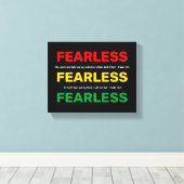 Inspirerend Psalmen die ik niet zal aantreffen Canvas Afdruk (Insitu (Houten vloer))