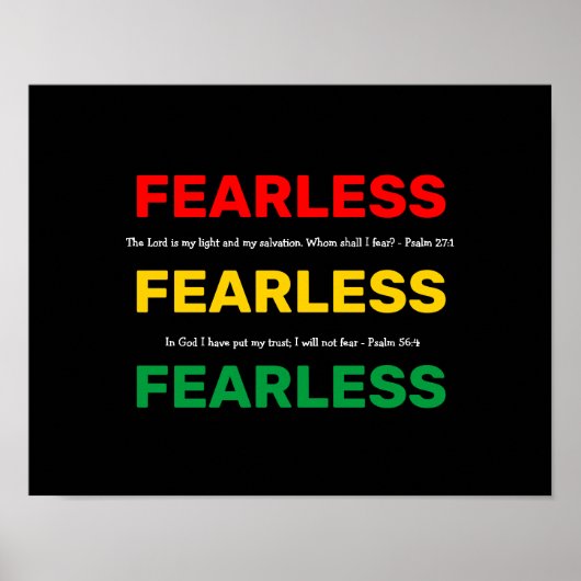 Inspirerend Psalmen die ik niet zal aantreffen Poster (Voorkant)