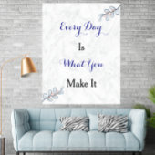 Inspirerend quote Aangepast Modern Script Poster