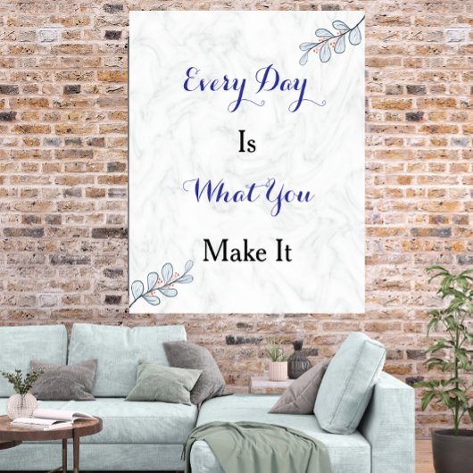 Inspirerend quote Aangepast Modern Script Poster