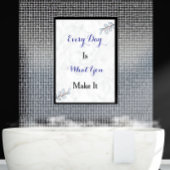 Inspirerend quote Aangepast Modern Script Poster